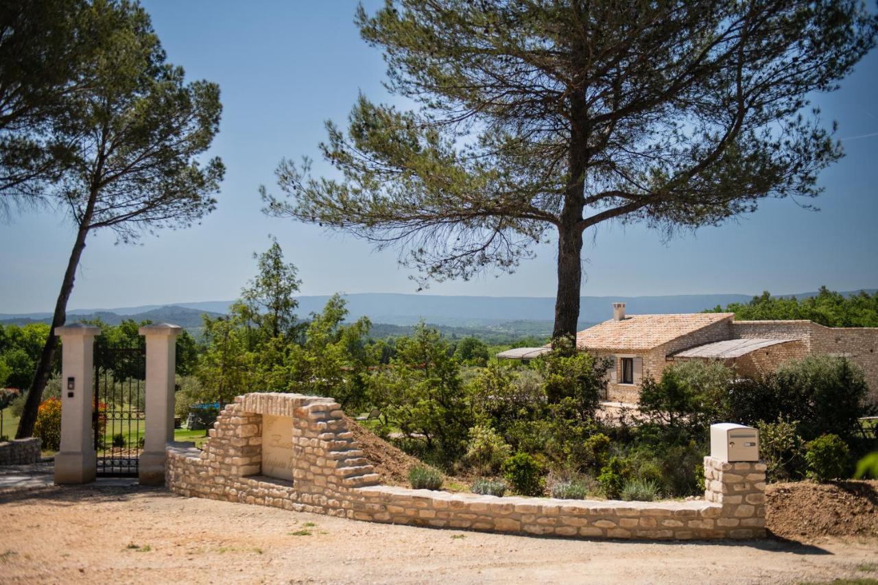 Bastide Toujours Dimanche, Maison De Vacances Avec Vue & Piscine Privee Gordes Exterior foto