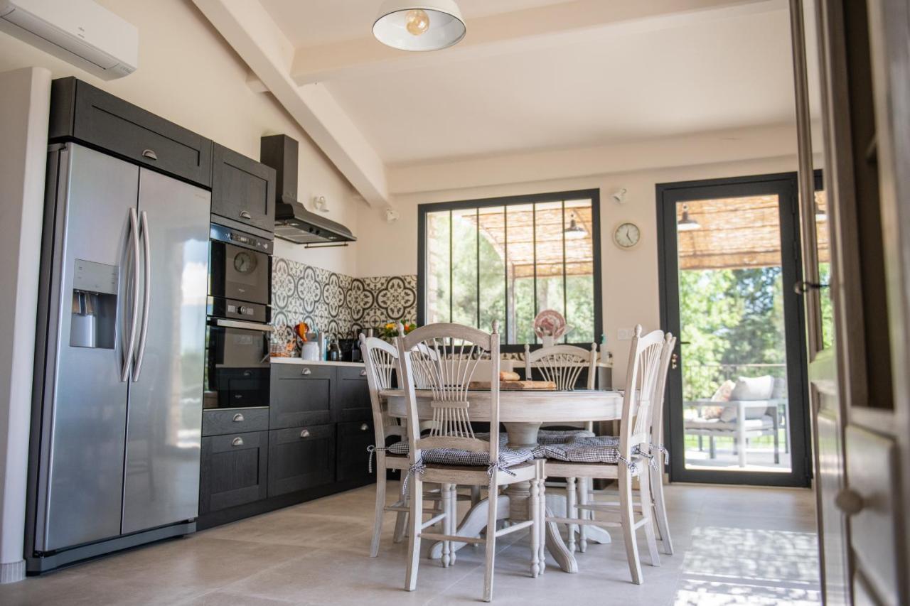 Bastide Toujours Dimanche, Maison De Vacances Avec Vue & Piscine Privee Gordes Exterior foto