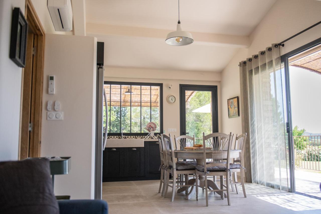 Bastide Toujours Dimanche, Maison De Vacances Avec Vue & Piscine Privee Gordes Exterior foto
