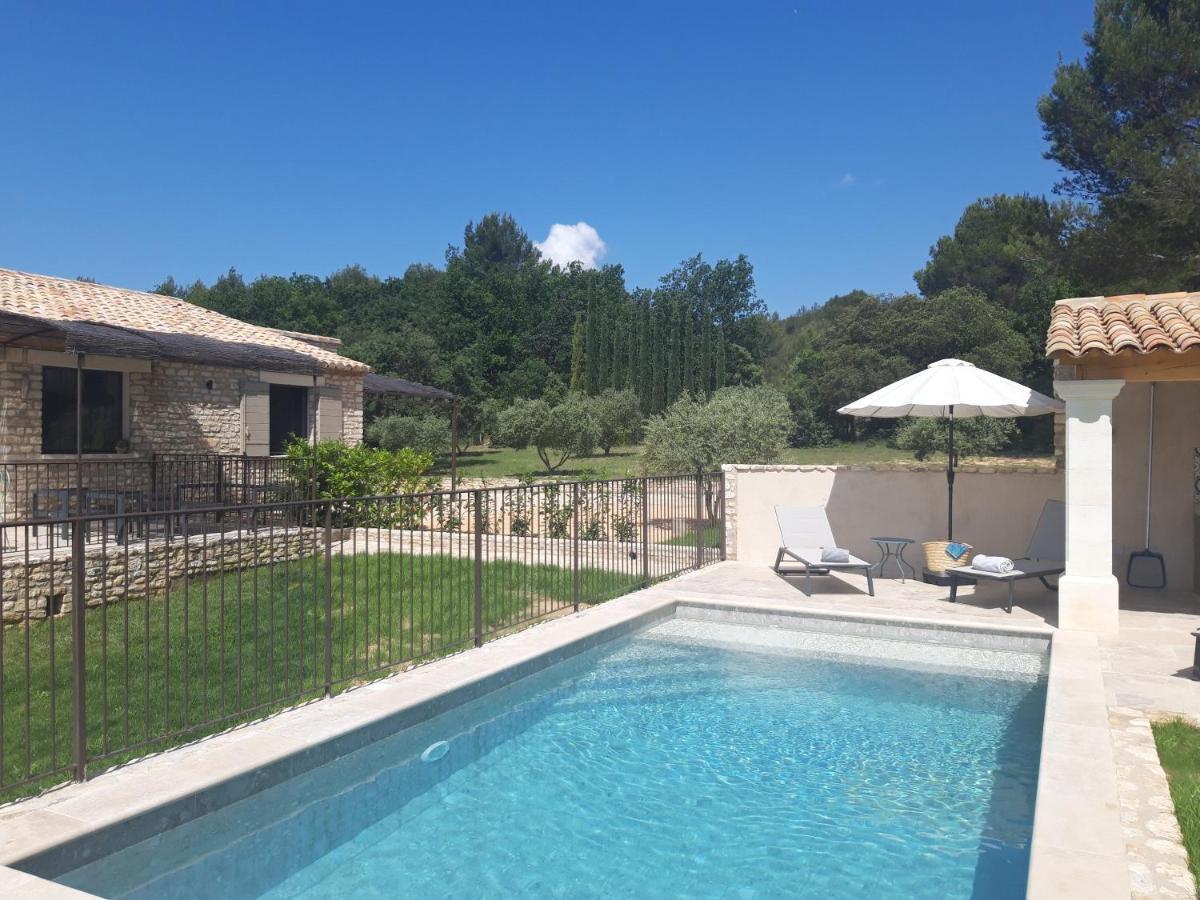 Bastide Toujours Dimanche, Maison De Vacances Avec Vue & Piscine Privee Gordes Exterior foto