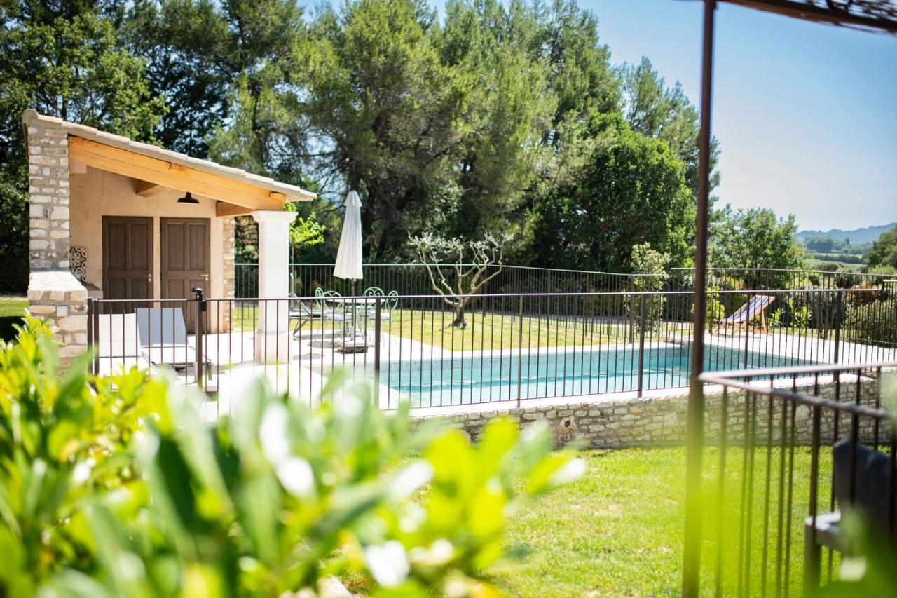 Bastide Toujours Dimanche, Maison De Vacances Avec Vue & Piscine Privee Gordes Exterior foto
