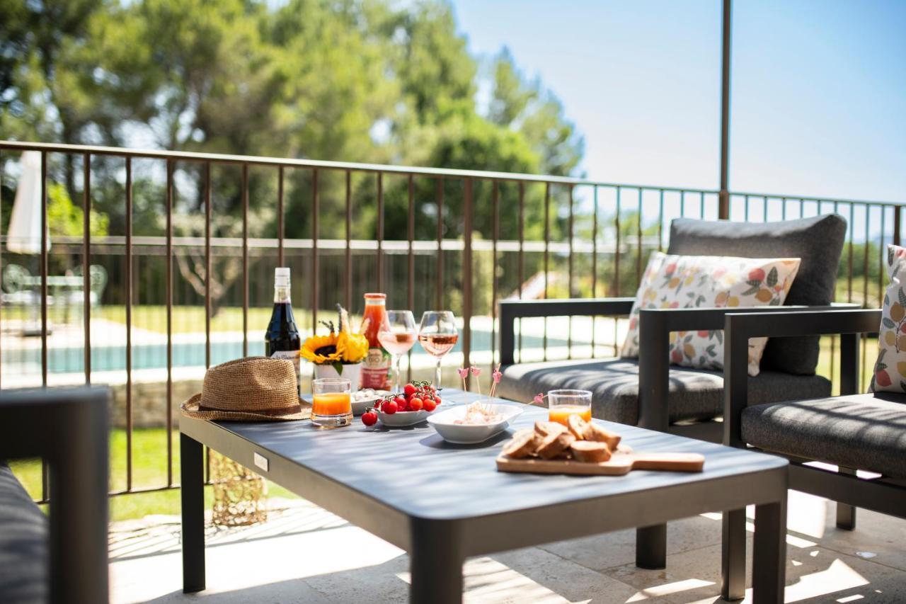 Bastide Toujours Dimanche, Maison De Vacances Avec Vue & Piscine Privee Gordes Exterior foto