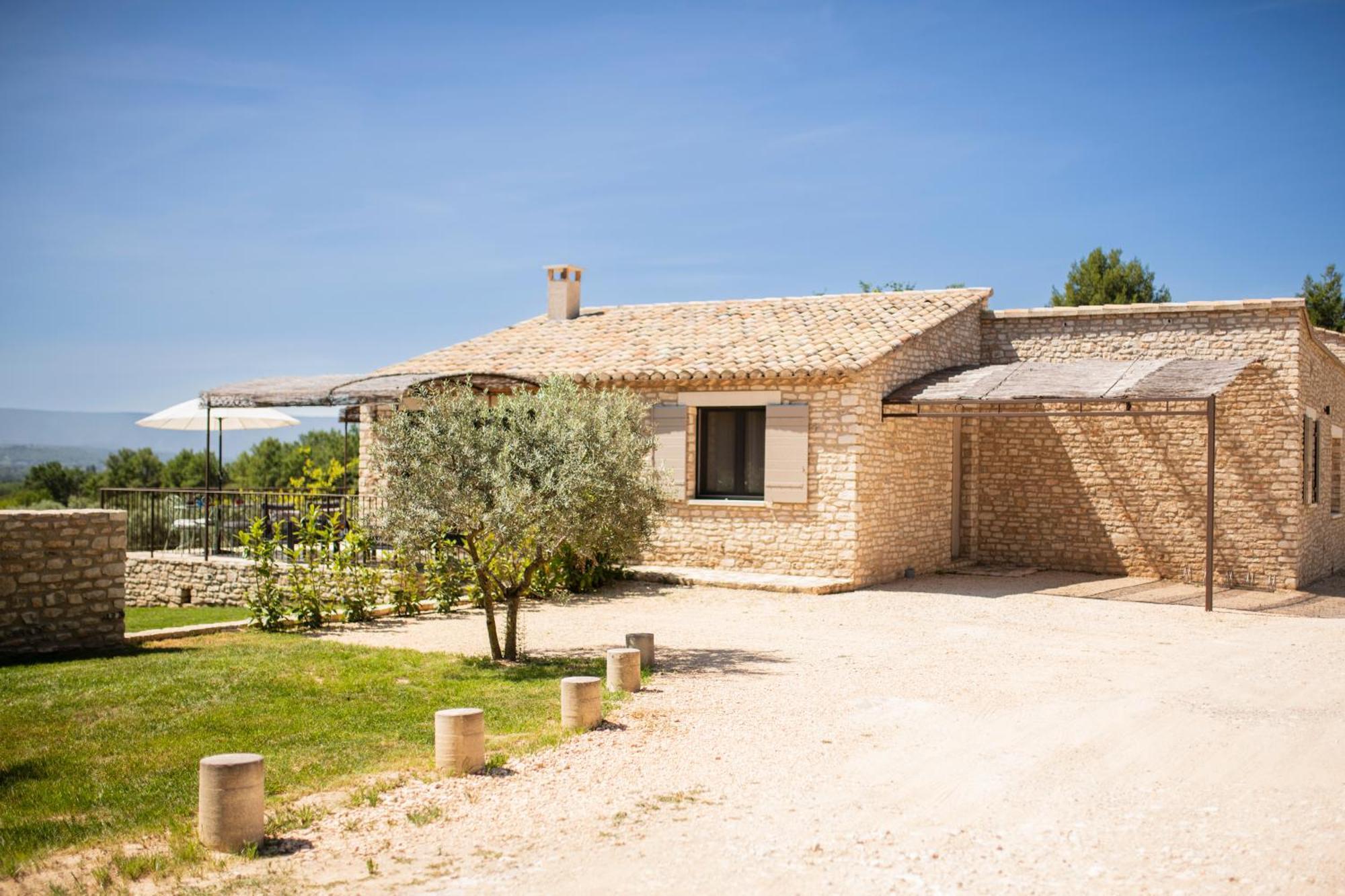 Bastide Toujours Dimanche, Maison De Vacances Avec Vue & Piscine Privee Gordes Exterior foto