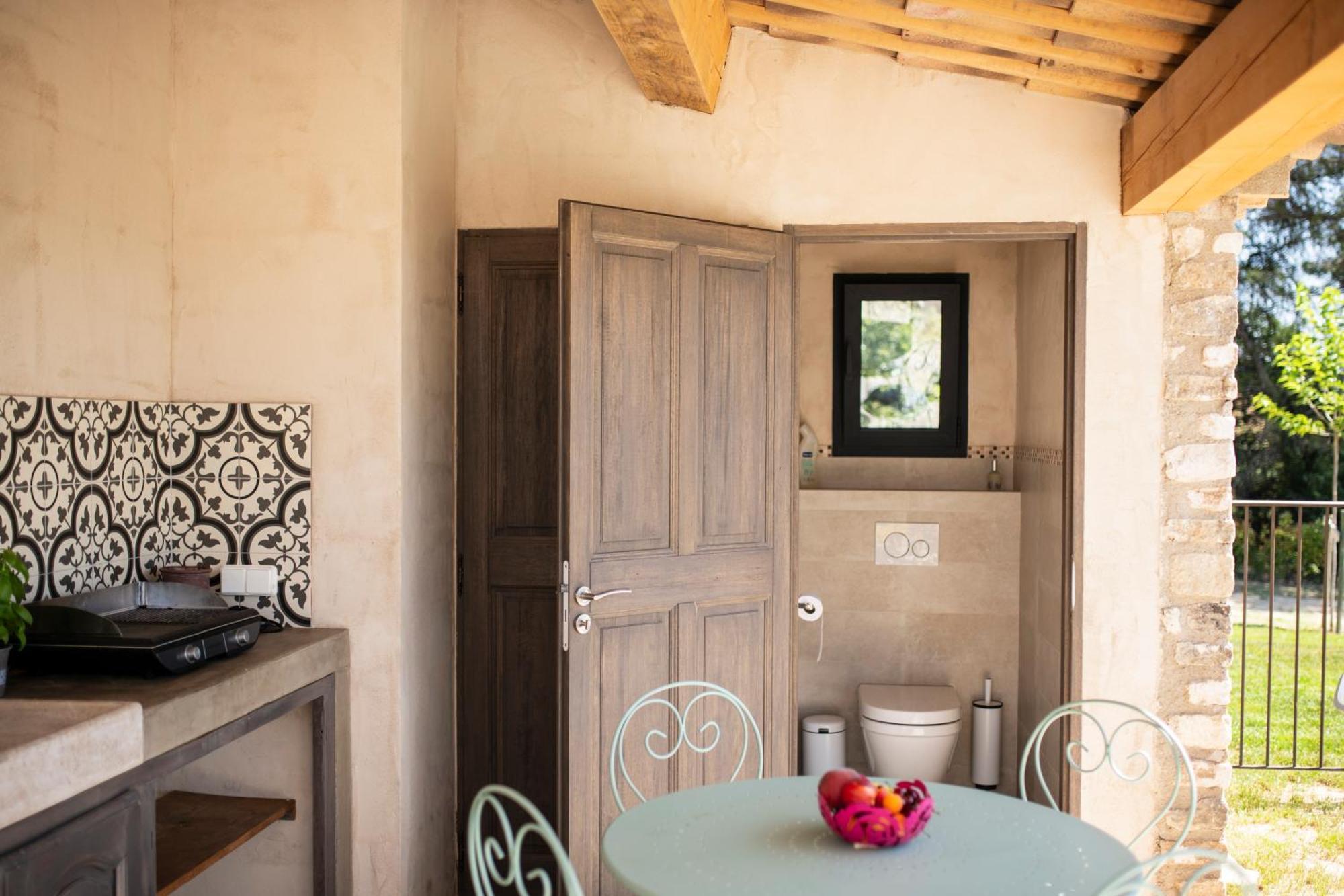 Bastide Toujours Dimanche, Maison De Vacances Avec Vue & Piscine Privee Gordes Exterior foto